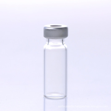 11mm Lab gc transparent crimp sterile vial with aluminum caps